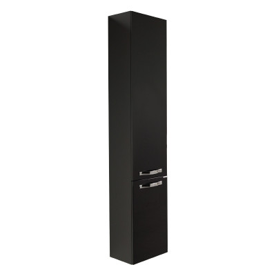 Шкаф-колонна подвесная "Ария М" черный-глянец