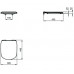 Cиденье Ideal Standard Tesi для унитаза тонкое и крышка с микролифтом