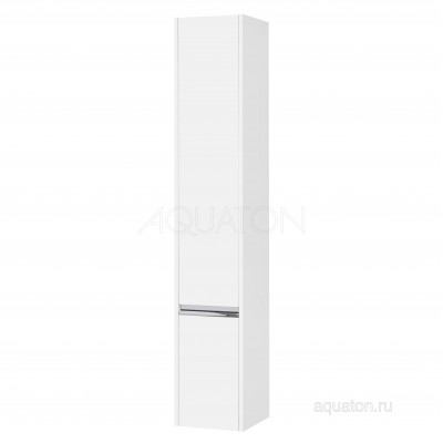 Шкаф - колонна Aquaton Капри правый белый глянец