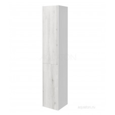 Шкаф - колонна Aquaton Сакура левая ольха наварра, белый глянец