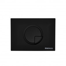 Кнопка BERGES для инсталляции R5, Soft Touch черная