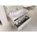 BERGAMO 80 комплект мебели подвесной (тумба + раковина Bergamo 800, Россия) белый
