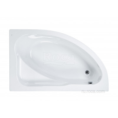Ванна Roca Welna 160x100 R асимметричная белая ZRU9302998