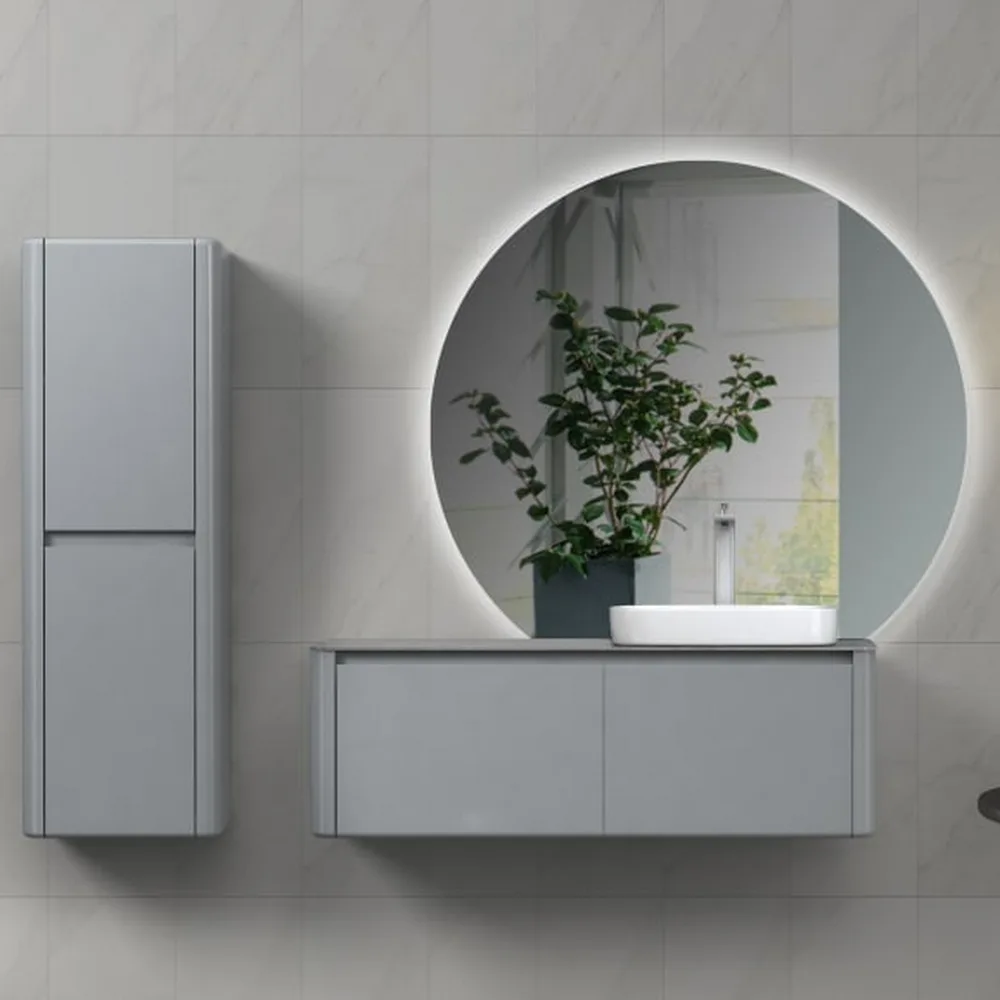 Мебель  U915.1200R основной шкаф, Blum металлический ящик, керамогранит / раковина (1200x545x400)