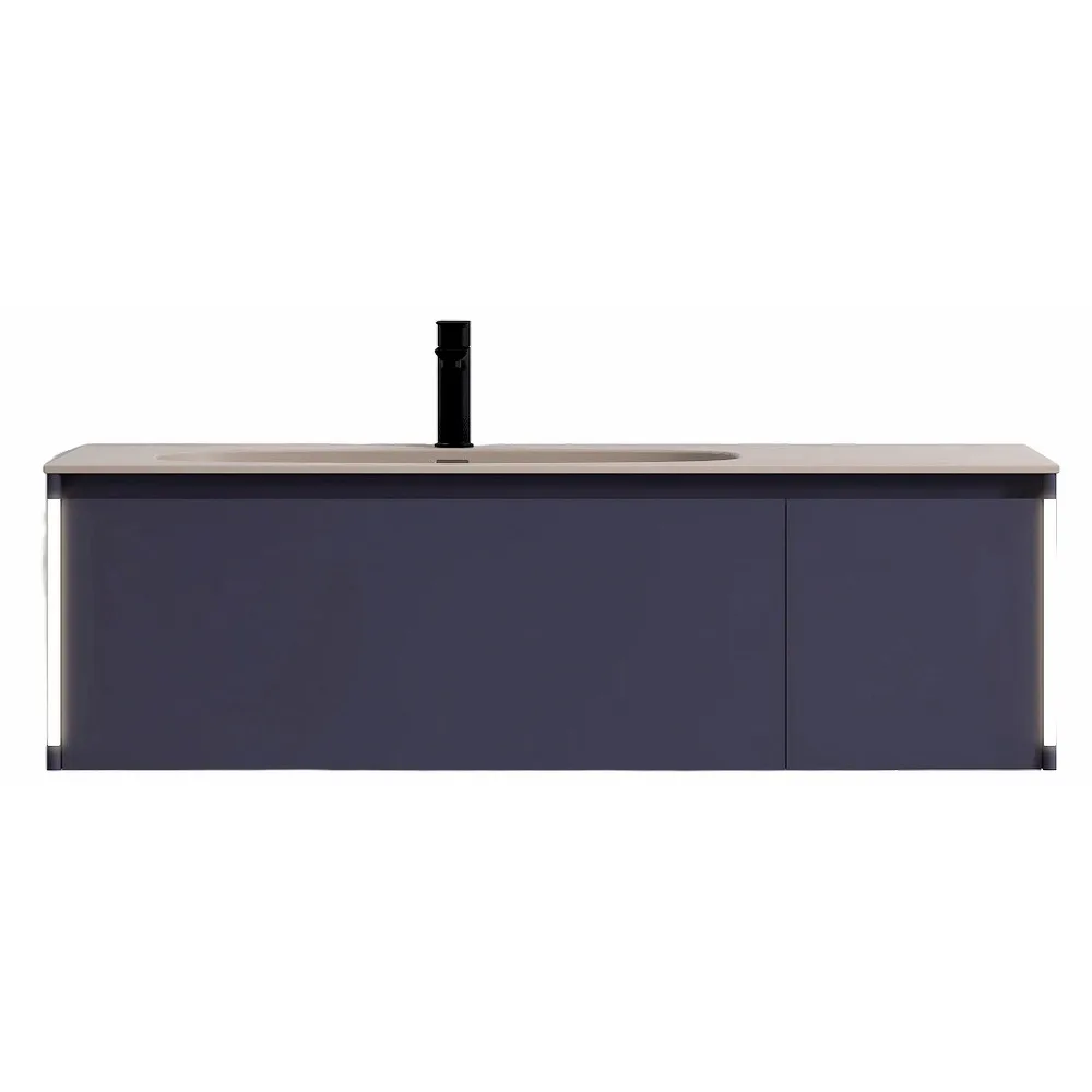 Мебель  U945.1200 основной шкаф,P14,Unihopper,Corian раковина-столешница/LED light (1200x520x400)