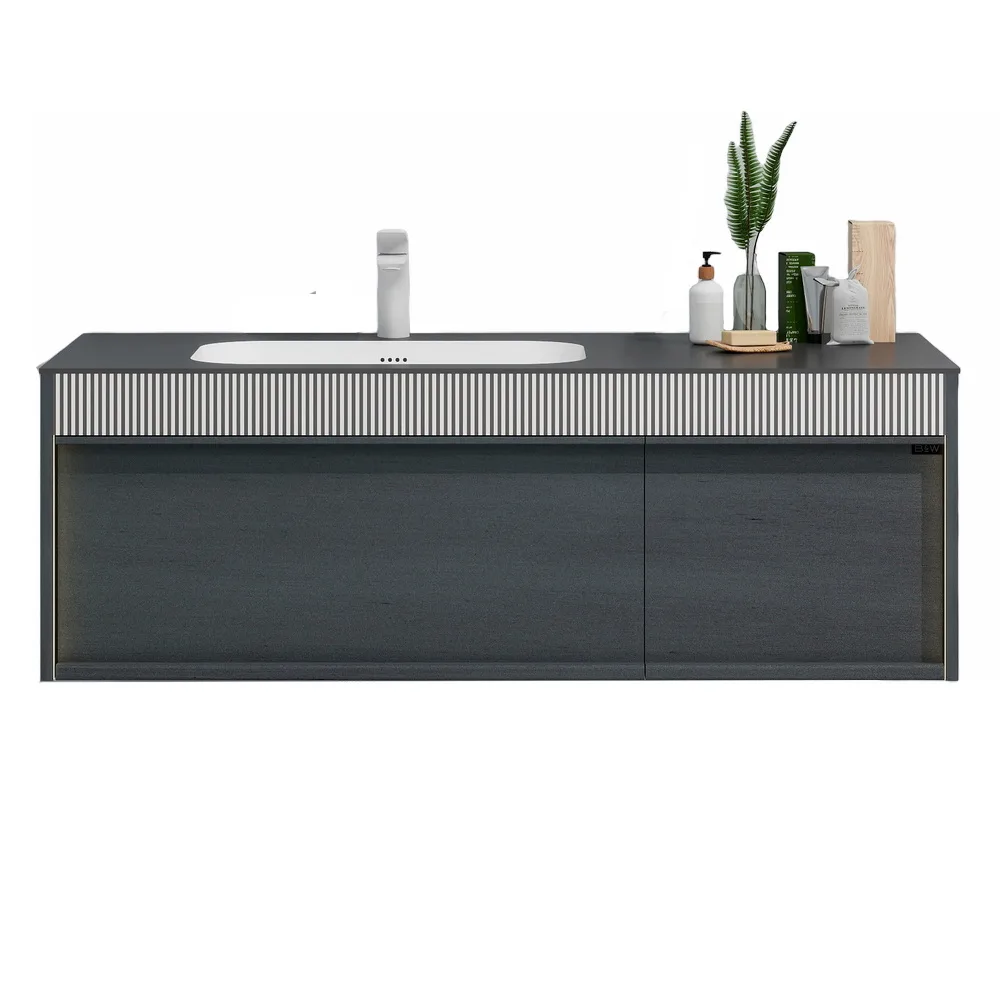 Мебель  U950.1200 основной шкаф,P16,Unihopper,Corian раковина-столешница/LED light (1200x520x405)