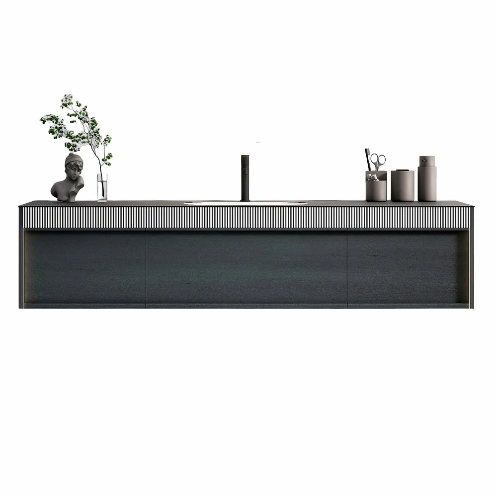 Мебель  U950.1600 основной шкаф,P16,Unihopper,Corian раковина-столешница/LED light (1600x520x405)