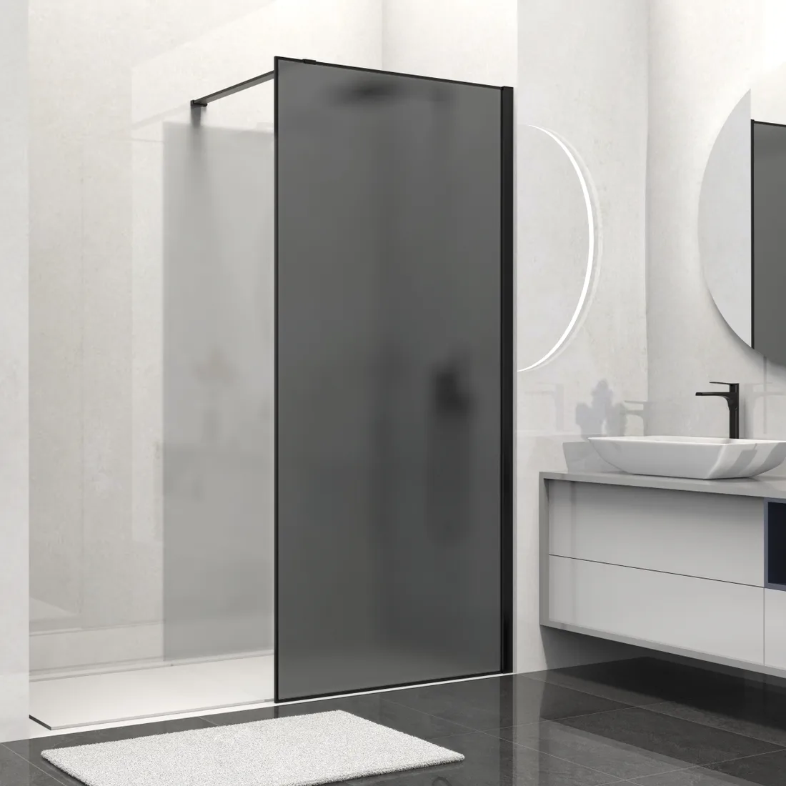 Душевая перегородка VINCEA Walk-In VSW-1HS — душевая перегородка VINCEA