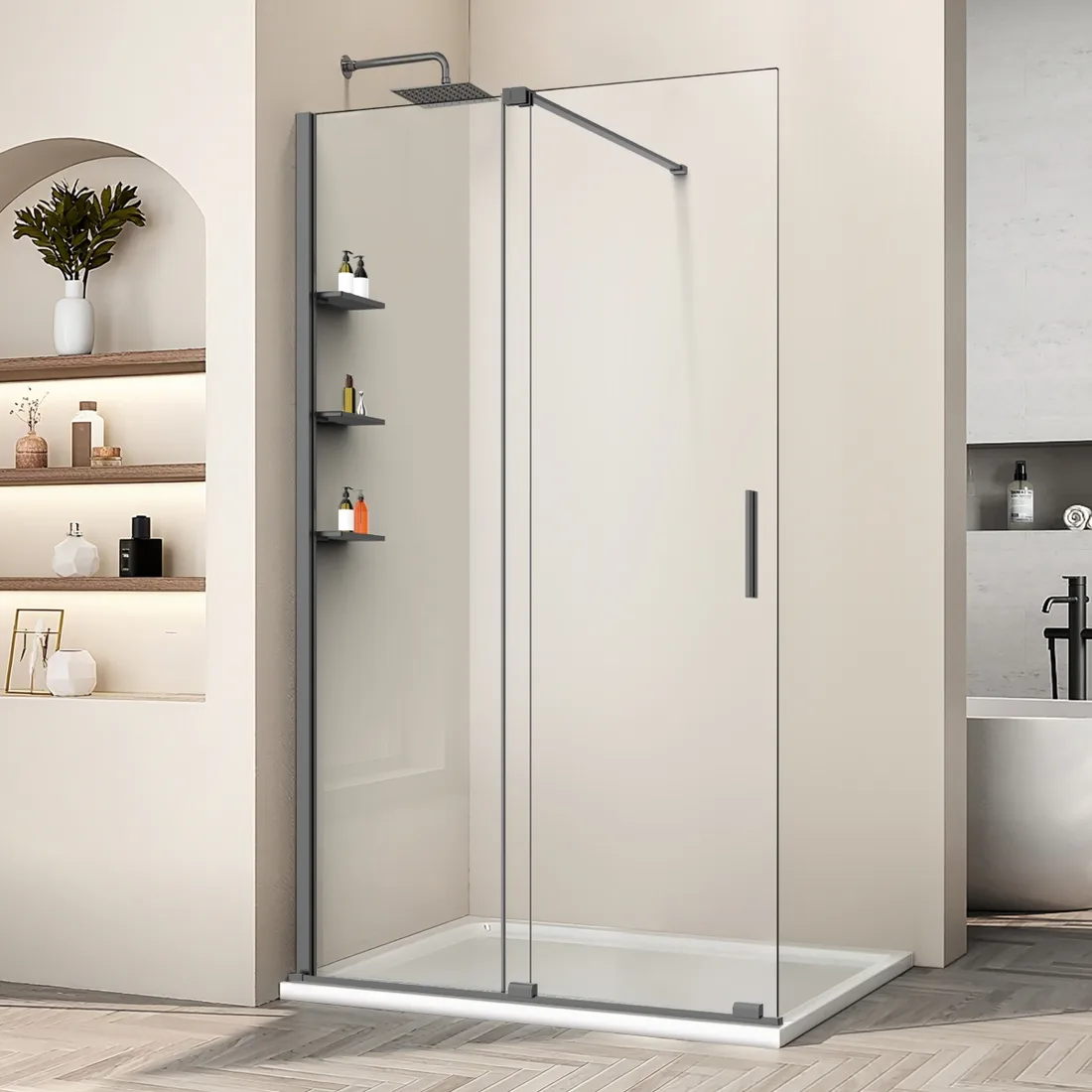 Душевая перегородка VINCEA Walk-In VSW-1WSL — душевая перегородка VINCEA