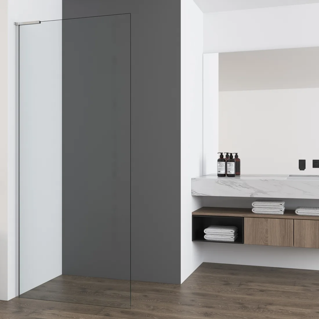 Душевая перегородка VINCEA Walk-In VSW-7HA — душевая перегородка VINCEA