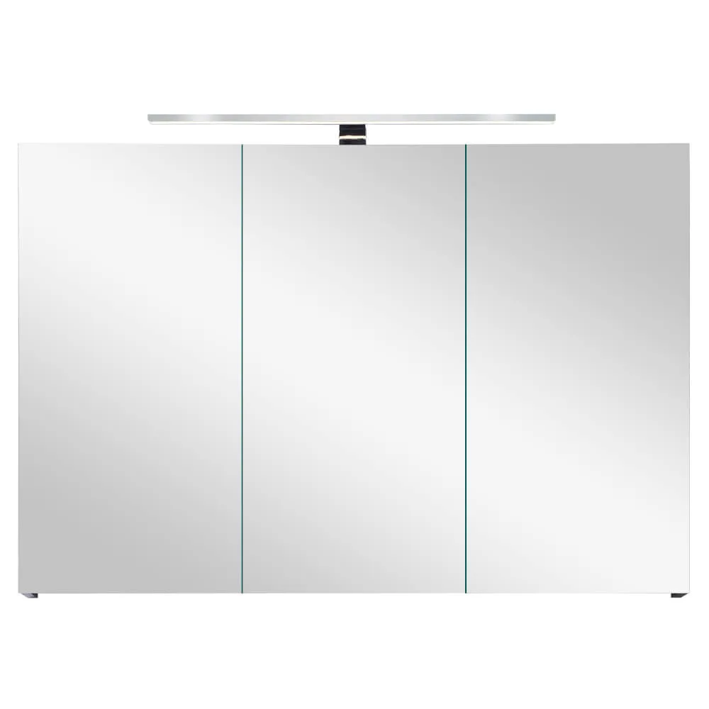 Мебель  BC-4023-1000 W зеркальный шкаф с подсветкой, цвет:UV005 (1000x140x570)